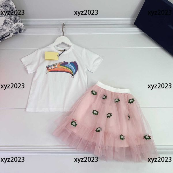 luxury kids clothes child sets baby 2pcs t-shirt and embroidered lace skirt summer outdoors tracksuit size 100-160 cm, White
luxury kids clothes child sets baby 2pcs t-shirt and embroidered lace skirt summer outdoors tracksuit size 100-160 cm, White
