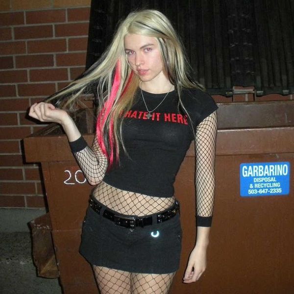 women's t-shirt gothic fairy grunge tee 2000s aesthetic letter print casual vintage punk black crop y2k clothes emo girl slim cute baby, White
women's t-shirt gothic fairy grunge tee 2000s aesthetic letter print casual vintage punk black crop y2k clothes emo girl slim cute baby, White