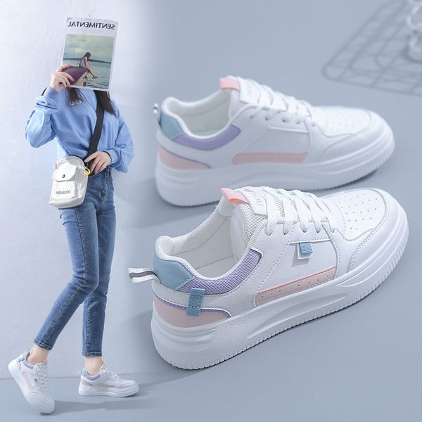 fashion ale women's flatboard shoes white-pink white-purple spring casual shoes sneakers color24, Black
fashion ale women's flatboard shoes white-pink white-purple spring casual shoes sneakers color24, Black