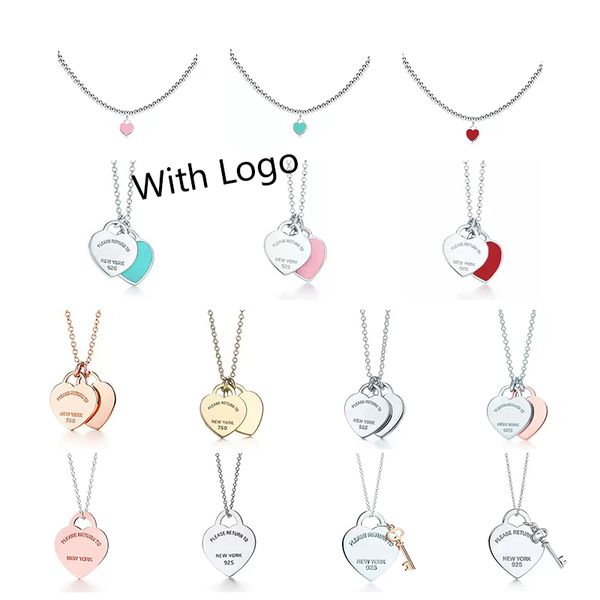 necklace 14 style heart pendant necklace female jewelry exquisite craftsmanship with official logo classic blue heart luxury designer chain, Silver
necklace 14 style heart pendant necklace female jewelry exquisite craftsmanship with official logo classic blue heart luxury designer chain, Silver