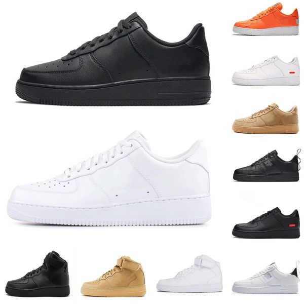 skateboard shoes casaul shoe air force 1 low sports sneakers all white black wheat running 022 ers outdoor men low forces classic af 1 07 kn
