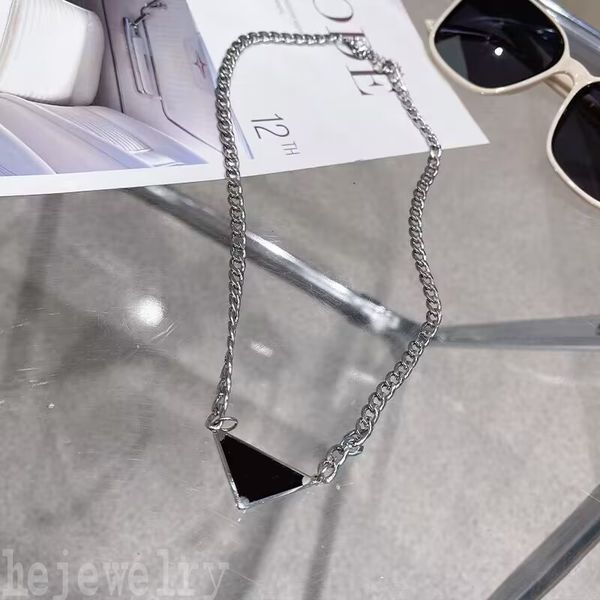 elegant mens jewelry triangle tag luxury necklaces designer for womens fashion letters buckle plated silver chain black white pendant design
elegant mens jewelry triangle tag luxury necklaces designer for womens fashion letters buckle plated silver chain black white pendant design