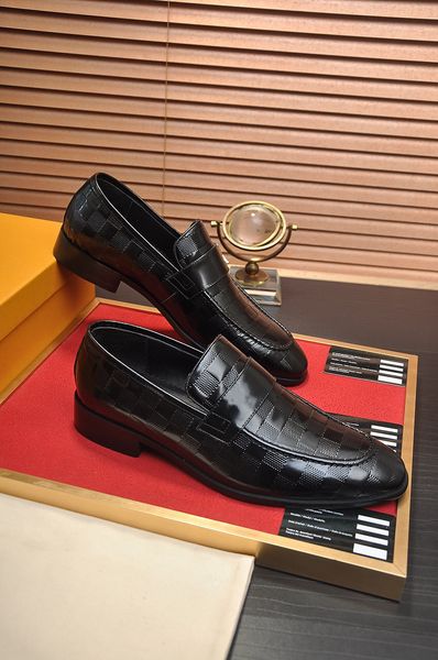 men formal genuine leather office business dress shoes mens cool handmade slip-on oxfords brand party wedding flats size 38-45, Black
men formal genuine leather office business dress shoes mens cool handmade slip-on oxfords brand party wedding flats size 38-45, Black