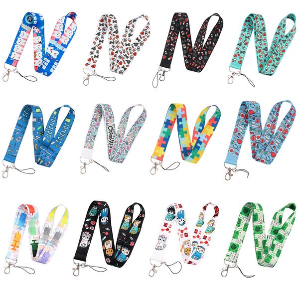 10 pcs / lot fashion accessories nursing design neck strap polyester cartoon nurse hospital medical print lanyard for office nurses doctors, Silver
10 pcs / lot fashion accessories nursing design neck strap polyester cartoon nurse hospital medical print lanyard for office nurses doctors, Silver