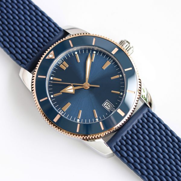 2023 mens watches luxury watch 42mm black dial rose gold mixed silver automatic watch stainless steel rubber strap luminous needles wristwat, Slivery;brown
2023 mens watches luxury watch 42mm black dial rose gold mixed silver automatic watch stainless steel rubber strap luminous needles wristwat, Slivery;brown