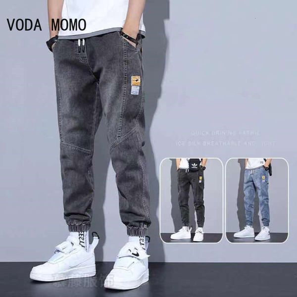 men's jeans teenagers denim jeans men's korean feet brand stretch men's trousers summer thin casual ripped ankle length pants, Blue
men's jeans teenagers denim jeans men's korean feet brand stretch men's trousers summer thin casual ripped ankle length pants, Blue