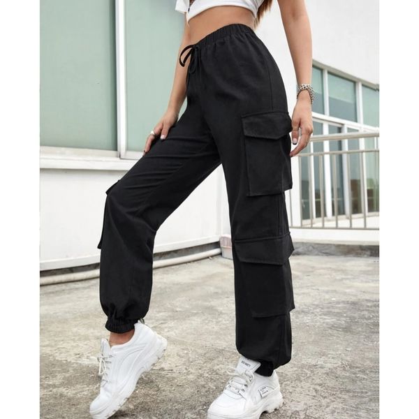 women's pants s high waist pockets cargo baggy women fashion y2k streetwear straight trousers overalls female jogging sweatpants grunge, Black;white
women's pants s high waist pockets cargo baggy women fashion y2k streetwear straight trousers overalls female jogging sweatpants grunge, Black;white