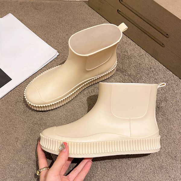 rain boots rubber women ankle shoes waterproof garden galoshes woman slip-on pvc chelsea water zapatos mujer 230301, Black;red
rain boots rubber women ankle shoes waterproof garden galoshes woman slip-on pvc chelsea water zapatos mujer 230301, Black;red