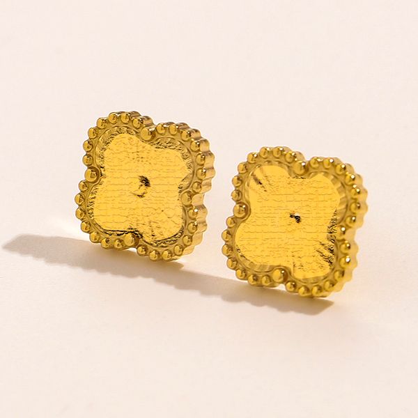luxury brand designers four leaf clover stud clip chain stainless steel geometric famous women with steel sea 18k gold plated earring weddin, Golden;silver
luxury brand designers four leaf clover stud clip chain stainless steel geometric famous women with steel sea 18k gold plated earring weddin, Golden;silver