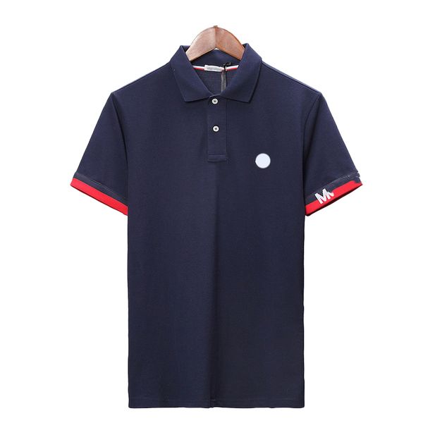 designer mens t shirts embroidered badges classic solid color embroidered striped lapel casual business pure cotton polo shirt short sleevet, White;black
designer mens t shirts embroidered badges classic solid color embroidered striped lapel casual business pure cotton polo shirt short sleevet, White;black