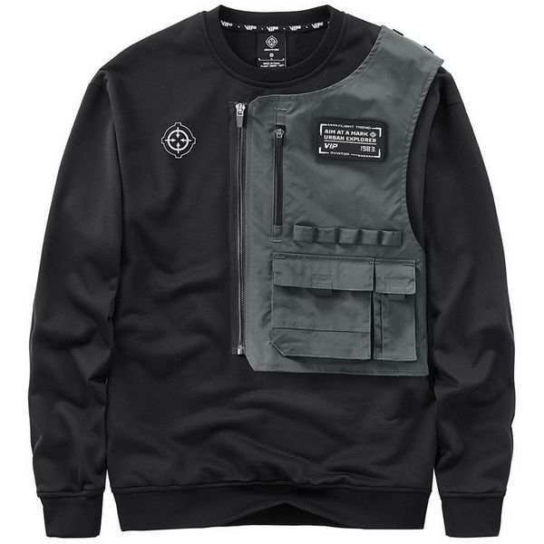 mens hoodies sweatshirts fashion techwear hi street mechanical tactical pullover personality cargo 230301, Black
mens hoodies sweatshirts fashion techwear hi street mechanical tactical pullover personality cargo 230301, Black