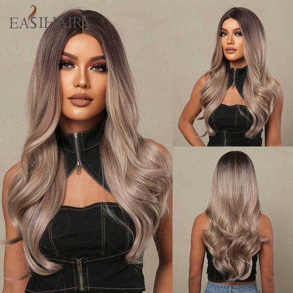 synthetic wigs easihair long wavy brown grey blonde ombre synthetic wigs middle part for black women cosplay natural fashion wig heat resist
synthetic wigs easihair long wavy brown grey blonde ombre synthetic wigs middle part for black women cosplay natural fashion wig heat resist