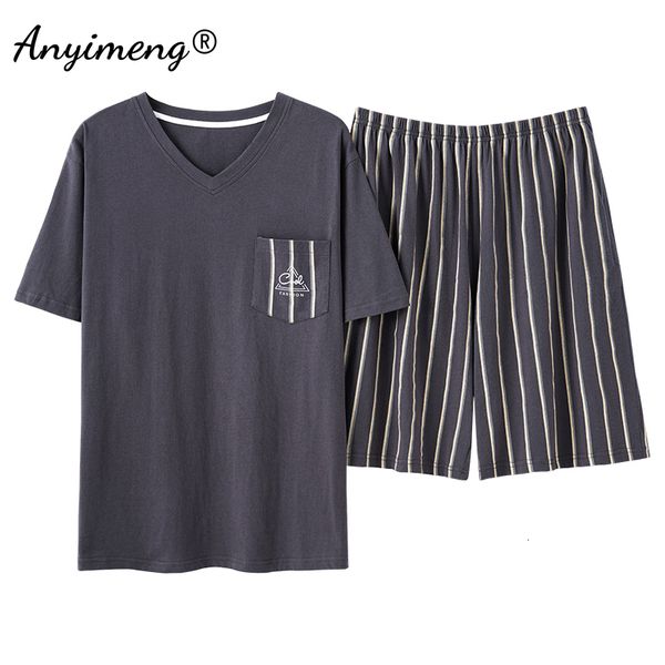 men's sleepwear young men pajamas for summer soft breathable cotton home clothing sets pullover plaid bottoms casual youth teenagers lo, Black;brown
men's sleepwear young men pajamas for summer soft breathable cotton home clothing sets pullover plaid bottoms casual youth teenagers lo, Black;brown