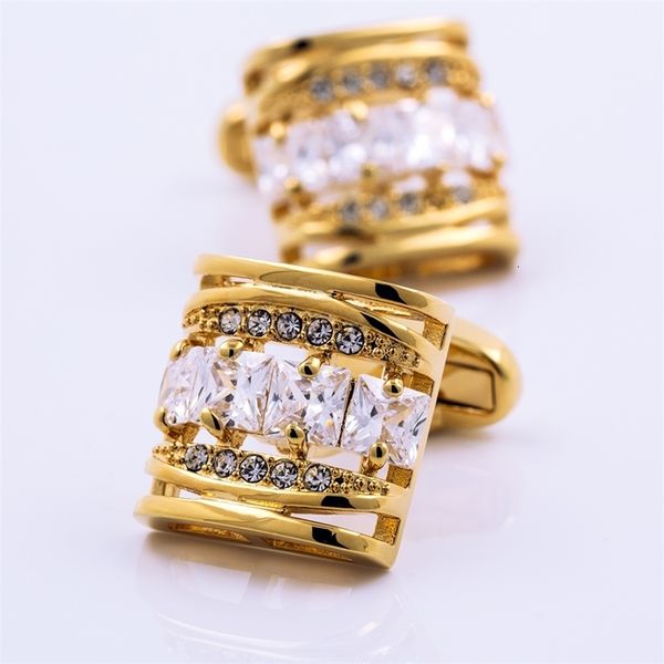 cuff links kflk brand men's shirt cuff links button goldcolor cufflinks wedding gift guests 230228, Silver 
cuff links kflk brand men's shirt cuff links button goldcolor cufflinks wedding gift guests 230228, Silver