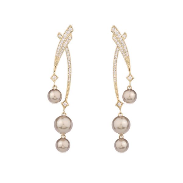 luxury designer pearl tassel earrings long dangle earrings for women french style diamond hanging ear rings female ear jewellry, Silver
luxury designer pearl tassel earrings long dangle earrings for women french style diamond hanging ear rings female ear jewellry, Silver