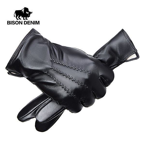 five fingers gloves bison denim men genuine sheepskin leather gloves autumn winter warm touch screen full finger black gloves s168 230301, Blue;gray
five fingers gloves bison denim men genuine sheepskin leather gloves autumn winter warm touch screen full finger black gloves s168 230301, Blue;gray