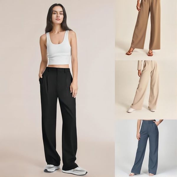 women's pants s high waist tailored wide leg casual loose women suits woman korean style solid office straight 230301, Black;white
women's pants s high waist tailored wide leg casual loose women suits woman korean style solid office straight 230301, Black;white