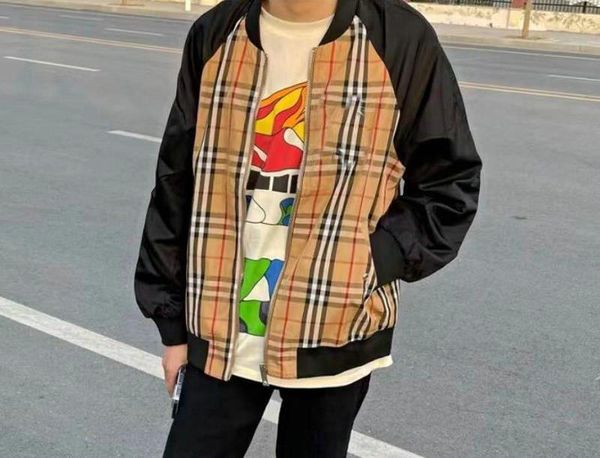 celebrity star same clothes men's jacket outwear classic design baseball jackets bomber men women clothing outerwear mens coat overcoat, Black;brown
celebrity star same clothes men's jacket outwear classic design baseball jackets bomber men women clothing outerwear mens coat overcoat, Black;brown