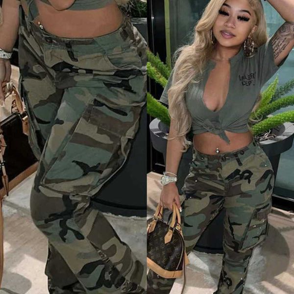 casual clothing ladies zipper fly pants print camouflage trousers baggy straight carpris, Black;white
casual clothing ladies zipper fly pants print camouflage trousers baggy straight carpris, Black;white