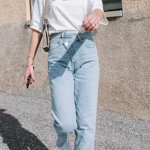 women's pants s vintage irregular jeans woman spring summer high waist button cotton retro long wide leg casual trousers 230301, Black;white
women's pants s vintage irregular jeans woman spring summer high waist button cotton retro long wide leg casual trousers 230301, Black;white