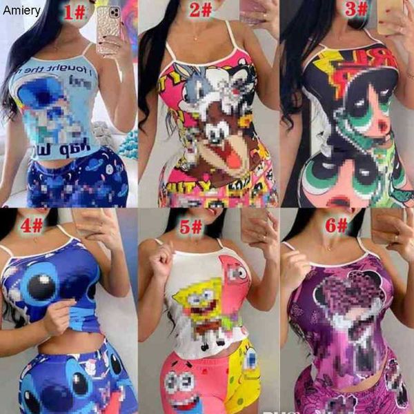 2023 new arrival cartoon pajamas sleepwears women summer character two piece short set sleepwear night dresses pajama for women, Gray
2023 new arrival cartoon pajamas sleepwears women summer character two piece short set sleepwear night dresses pajama for women, Gray
