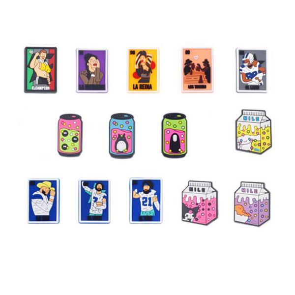 colorful squres shoe accessories pvc charm buckle soft rubber croc charms decoration pin button wholesale, White;pink
colorful squres shoe accessories pvc charm buckle soft rubber croc charms decoration pin button wholesale, White;pink