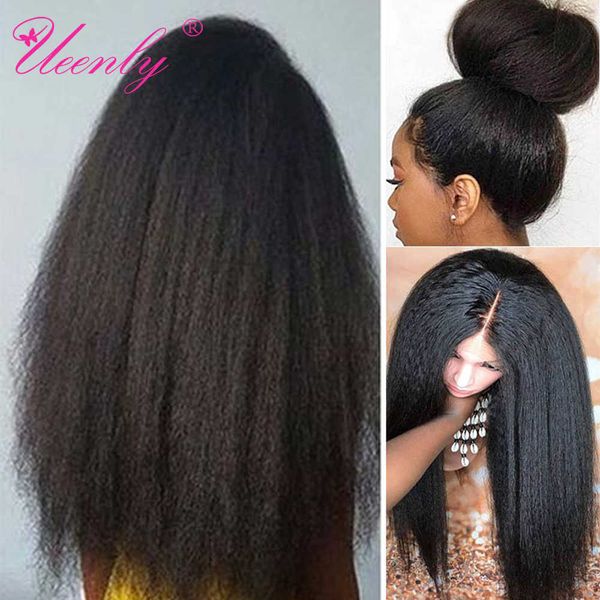 lace wigs ueenly 13x4 lace front human hair wigs pre plucked with baby hair brazilian kinky straight human hair wigs remy hair wigs 230206, Black;brown
lace wigs ueenly 13x4 lace front human hair wigs pre plucked with baby hair brazilian kinky straight human hair wigs remy hair wigs 230206, Black;brown