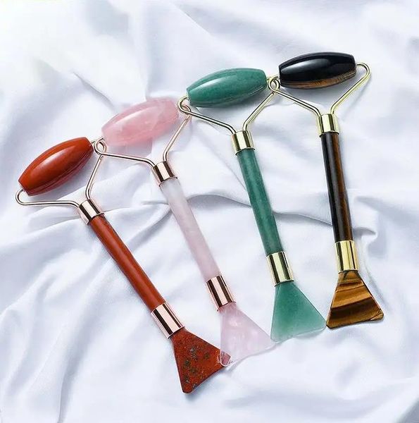 facial skin spa massager natural jade roller with brush crystal rose quartz face roller massage care beauty product anti wrinkle
facial skin spa massager natural jade roller with brush crystal rose quartz face roller massage care beauty product anti wrinkle