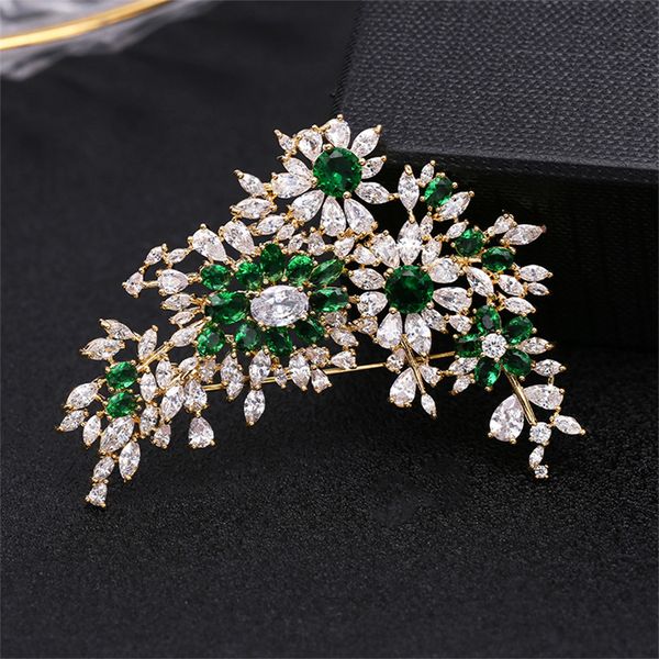 pins brooches vintage flower cubic zirconia luxury green zircon wedding floral bouquet brooch dress jewelry accessories gift 230228, Gray
pins brooches vintage flower cubic zirconia luxury green zircon wedding floral bouquet brooch dress jewelry accessories gift 230228, Gray