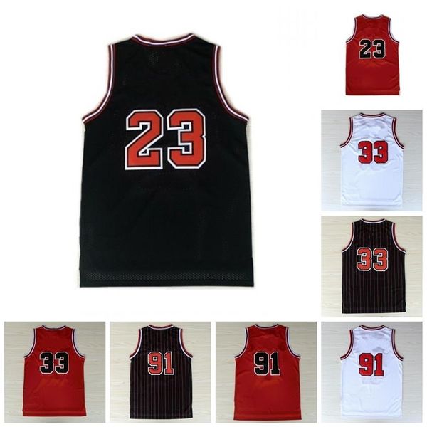 custom men vintage 23 basketball jerseys 33 91 red white black stitched shorts2289
custom men vintage 23 basketball jerseys 33 91 red white black stitched shorts2289