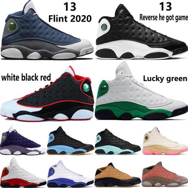 13 13s jumpman mens basketball shoes lucky green reverse he got game flint playground low chutney men sneakers trainer307j
13 13s jumpman mens basketball shoes lucky green reverse he got game flint playground low chutney men sneakers trainer307j