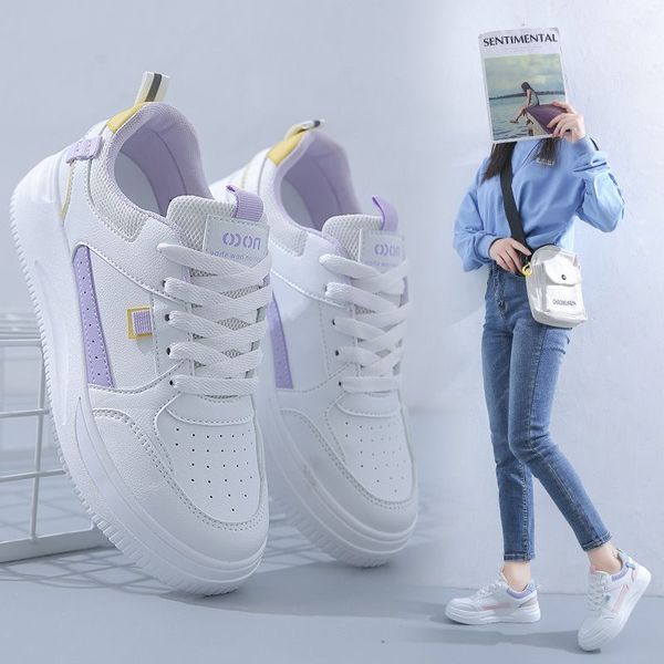 fashion ale women's flatboard shoes white-pink white-purple spring casual shoes sneakers color57, Black 
fashion ale women's flatboard shoes white-pink white-purple spring casual shoes sneakers color57, Black
