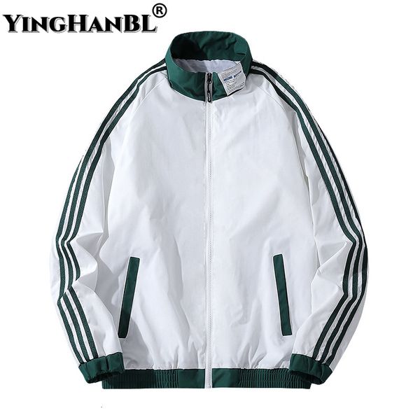 men's jackets mens windbreaker jacket autumn fashion casual patchwork loose male large size clothing sportswear bomber camping jackets, Black;brown
men's jackets mens windbreaker jacket autumn fashion casual patchwork loose male large size clothing sportswear bomber camping jackets, Black;brown