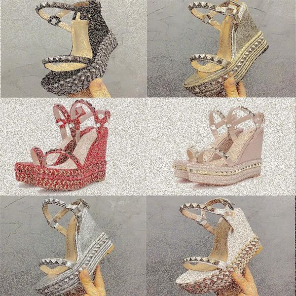 with box loubutins christians red-bottomes 2021 women pyraclou specchio shoes long heels designer sandals leather ladies soft party dress sh, Black
with box loubutins christians red-bottomes 2021 women pyraclou specchio shoes long heels designer sandals leather ladies soft party dress sh, Black