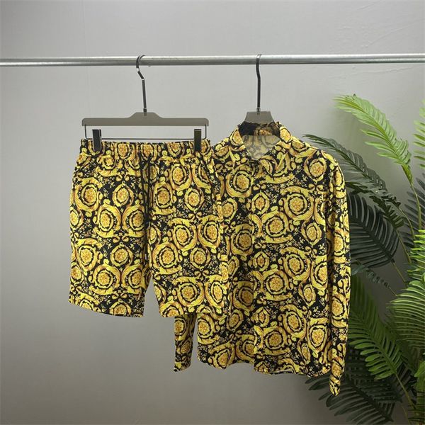 2 summer fashion mens tracksuits hawaii beach pants set designer shirts printing leisure shirt man slim fit the board of directors short sle, Gray
2 summer fashion mens tracksuits hawaii beach pants set designer shirts printing leisure shirt man slim fit the board of directors short sle, Gray