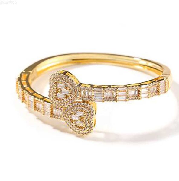 14k gold men ladies love heart bracelet cubic zirconia diamond baguette square bangle opening size hiphop jewelry, Silver
14k gold men ladies love heart bracelet cubic zirconia diamond baguette square bangle opening size hiphop jewelry, Silver