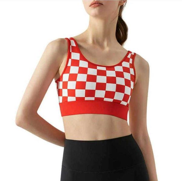 sports bra lu-446 yoga tank running shockproof fitness shirt checker yoga vest gym clothes women underwear
sports bra lu-446 yoga tank running shockproof fitness shirt checker yoga vest gym clothes women underwear