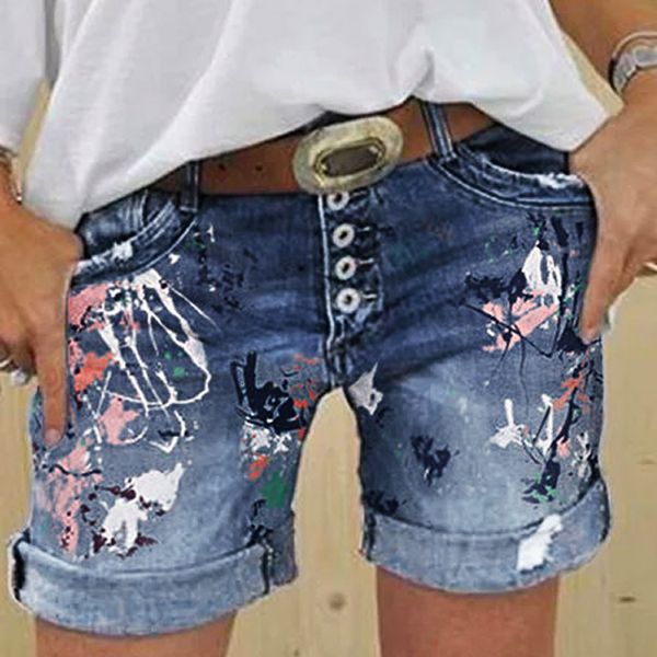 women's jeans jeans highwaisted denim shorts loose wash printing multibutton curled pant's street 230301, Blue
women's jeans jeans highwaisted denim shorts loose wash printing multibutton curled pant's street 230301, Blue