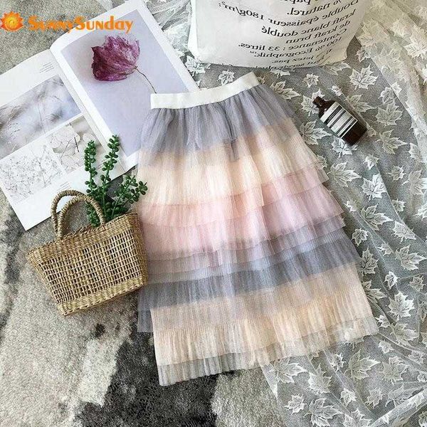 skirts 3-8 years old summer casual pleated gradient rainbow skirt for girls children' s princess mid-calf mesh tutu long cupcake skirt, Blue
skirts 3-8 years old summer casual pleated gradient rainbow skirt for girls children' s princess mid-calf mesh tutu long cupcake skirt, Blue