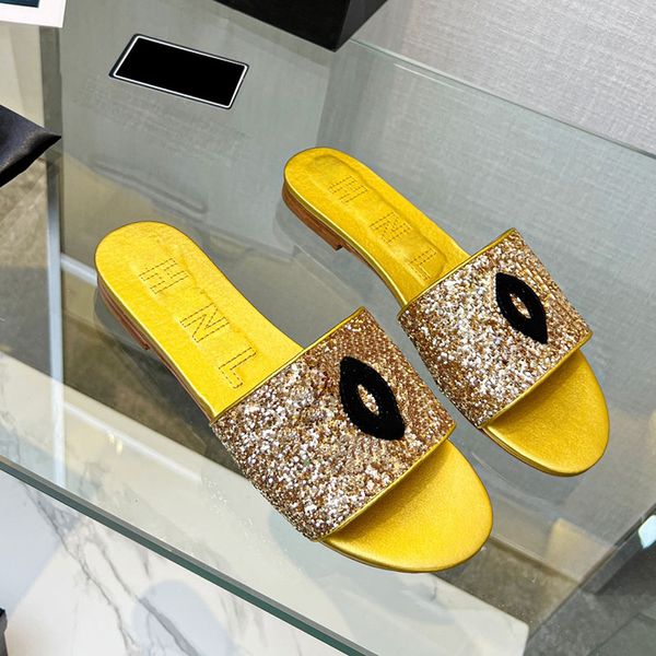 cowhide womens sandals low flat heels glittered tulle slippers quilted texture hardware matelasse with chain metal classic slide retro golde, Black
cowhide womens sandals low flat heels glittered tulle slippers quilted texture hardware matelasse with chain metal classic slide retro golde, Black