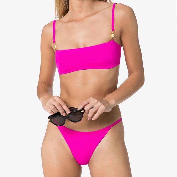 designer bikini swimsuit fuchsia pink bandeau designer bikini set solid two pieces bikinis 2023 bandage push up swimsuit xl swimwear women w, Black
designer bikini swimsuit fuchsia pink bandeau designer bikini set solid two pieces bikinis 2023 bandage push up swimsuit xl swimwear women w, Black