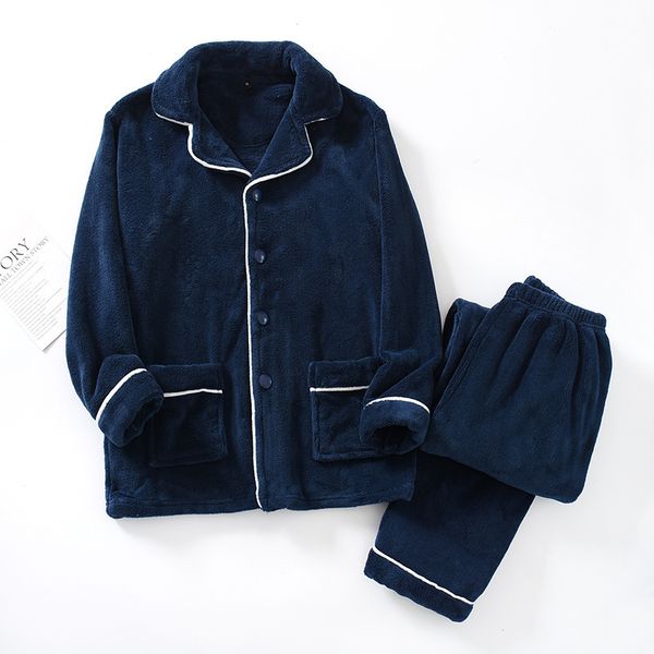 men's sleepwear autumn and winter men's pajamas long-sleeved trousers thickened warm suit home service flannel plus size two-piece, Black;brown
men's sleepwear autumn and winter men's pajamas long-sleeved trousers thickened warm suit home service flannel plus size two-piece, Black;brown