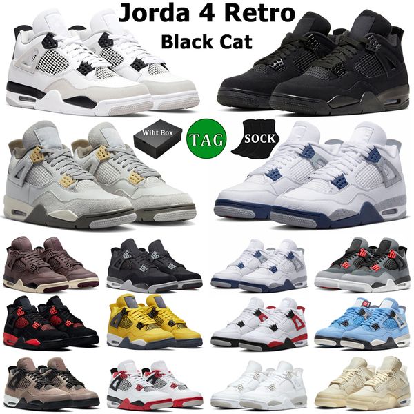 2023 og jumpman 4 with box basketball shoes men women 4s military black cat midnight navy university blue red thunder pn dust
2023 og jumpman 4 with box basketball shoes men women 4s military black cat midnight navy university blue red thunder pn dust