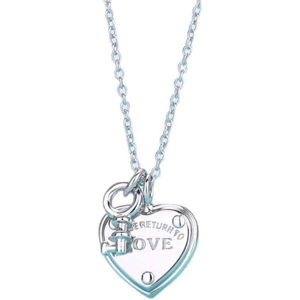 nbhy t home key necklace 925 sterling silver plated 18k jinti heart lock love pendant collar chain, Black
nbhy t home key necklace 925 sterling silver plated 18k jinti heart lock love pendant collar chain, Black