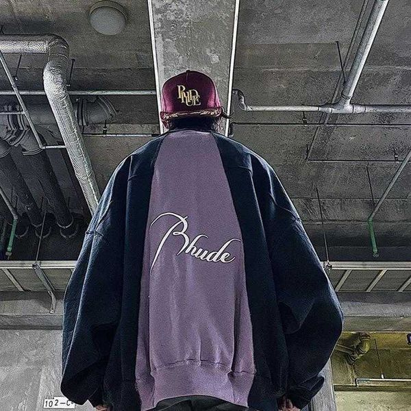 letter embroidered rhude sweater fashion label high street loose casual couple long sleeve jacket sweater fashion, Black
letter embroidered rhude sweater fashion label high street loose casual couple long sleeve jacket sweater fashion, Black