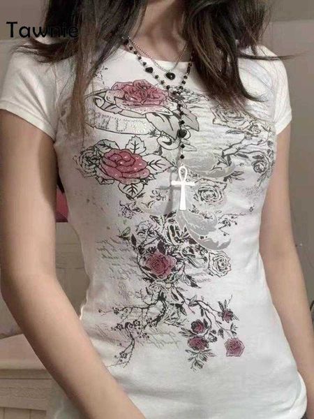 women's t-shirt tawnie 2022 summer y2k graphic print tshirts women fairycore grunge crop aesthetic casual short sleeve tshirt streetwea, White
women's t-shirt tawnie 2022 summer y2k graphic print tshirts women fairycore grunge crop aesthetic casual short sleeve tshirt streetwea, White