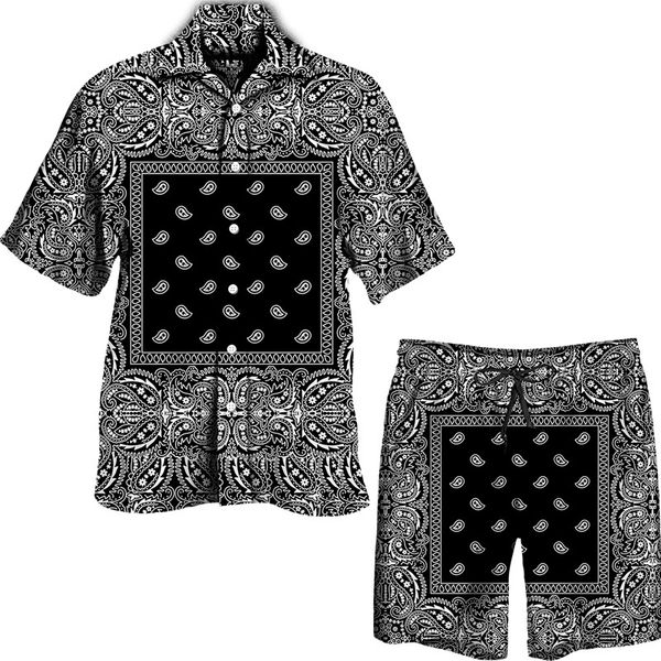 men's tracksuits set summer men s hawaiian sets cashew floral 3d printed lapel button shirt beach shorts suit hip hop streewear casual, Gray
men's tracksuits set summer men s hawaiian sets cashew floral 3d printed lapel button shirt beach shorts suit hip hop streewear casual, Gray