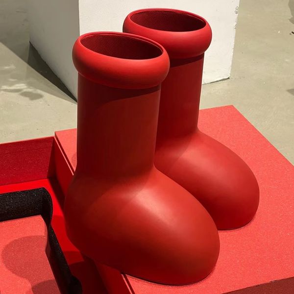 astro boy big red boots shoes men women thick bottom mschf non-slip booties designer rubber platform rain bootie fashion gw4 shoes size dgs&, Black
astro boy big red boots shoes men women thick bottom mschf non-slip booties designer rubber platform rain bootie fashion gw4 shoes size dgs&, Black