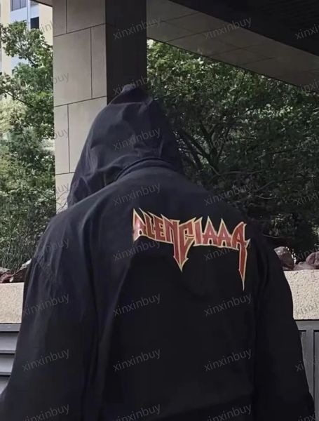 xinxinbuy men designer jacket coat 23ss paris flame letters sleeve short sleeve women black s-2xl, Black;brown
xinxinbuy men designer jacket coat 23ss paris flame letters sleeve short sleeve women black s-2xl, Black;brown
