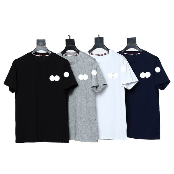 designer mens t shirts women's embroidered badges classic double embroidered loose casual cotton polo shirt short sleeve t shirt bottom, White;black
designer mens t shirts women's embroidered badges classic double embroidered loose casual cotton polo shirt short sleeve t shirt bottom, White;black